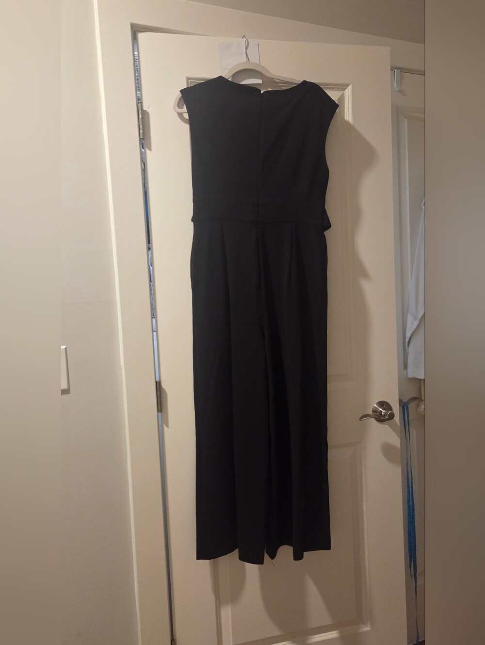 👠 CK Wide-Leg Jumpsuit with Tie Belt & Pockets - Worn Once/EUC! - Picture 7 of 11